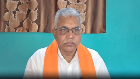 भाजपा नेता दिलीप घोष का ममता बनर्जी पर हमला, कहा- 'बंगाल में लूटा जाता है सरकारी धन'