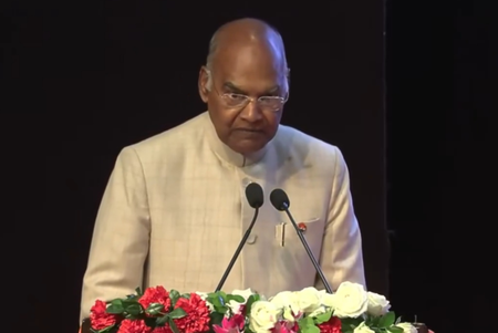 सीएम योगी आदित्यनाथ ने सुशासन से यूपी के विकास को दी नई गति : पूर्व राष्ट्रपति रामनाथ कोविंद