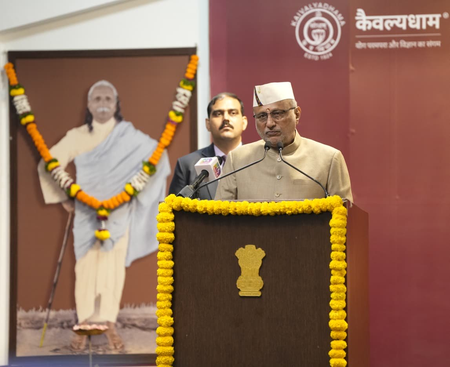 'योग एक पीढ़ी के लिए नहीं है, यह हर पीढ़ी के लिए है': उपराष्ट्रपति राधाकृष्णन
