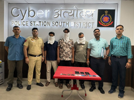 दिल्ली पुलिस की बड़ी कार्रवाई, एपीके फ्रॉड सिंडिकेट का पर्दाफाश, अहमदाबाद से 3 गिरफ्तार