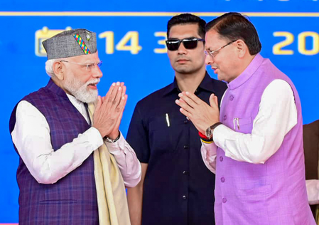 पीएम मोदी ने सीएम धामी को जन्मदिन की अग्रिम बधाई दी, कहा- आपके अनुभव से राज्य नई ऊंचाइयों को छुएगा