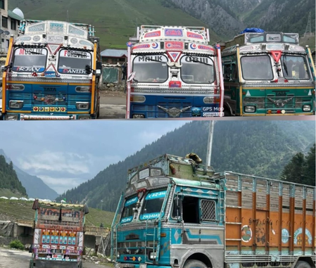 गांदरबल पुलिस ने अवैध रूप से खनिज ले जा रहे पांच ट्रकों को रोका, प्रत्येक वाहन पर लगाया जुर्माना
