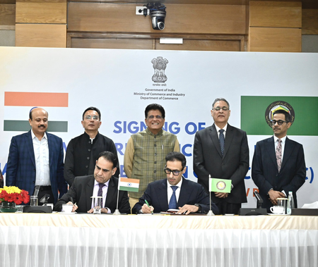 भारत ने जीसीसी देशों के साथ एफटीए के लिए उठाया बड़ा कदम, टीओआर पर साइन किए