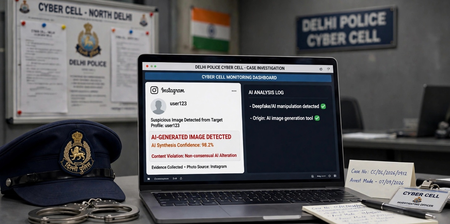 नई दिल्ली : युवती के इंस्टाग्राम से फोटो लेकर एआई से बनाई अश्लील तस्वीर, पुलिस ने आरोपी को किया गिरफ्तार