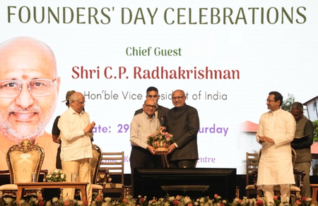 भारत की प्रगति के लिए रिसर्च, इनोवेशन और इंडस्ट्री-एकेडेमिया सहयोग अहम: उपराष्ट्रपति राधाकृष्णन