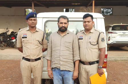 गांजा तस्करी प्रकरण में फरार मुख्य आरोपी घनश्याम गुर्जर राजस्थान से गिरफ्तार