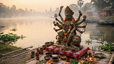 महालया के अवसर पर पश्चिम बंगाल की पूर्व सीएम ममता बनर्जी समेत कई नेताओं ने दीं शुभकामनाएं