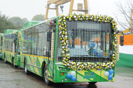 नई ई-बस सेवा शुरू होने से नानकसर से गाजियाबाद का सफर होगा आसान