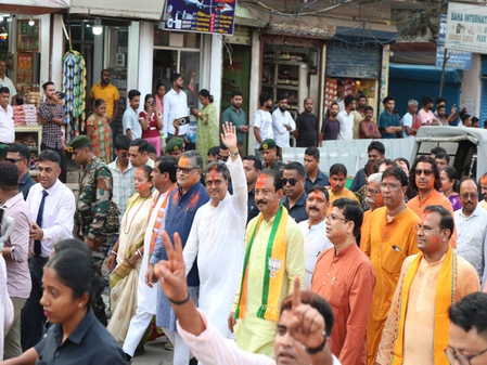राष्ट्रीय सुरक्षा के लिए पश्चिम बंगाल में बदलाव बेहद जरूरी था: माणिक साहा