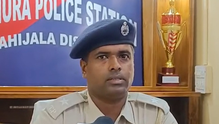 त्रिपुरा पुलिस की कार्रवाई, मिट्टी के नीचे ड्रम में छिपाकर रखा 129 किलो गांजा जब्त