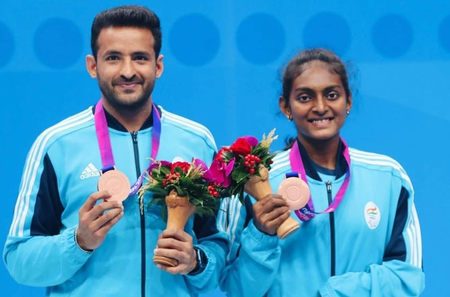 एशियन पैरा गेम्स: नितेश, थुलसिमथी ने बैडमिंटन मिक्स्ड डबल्स में सिल्वर जीता