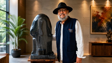 आधुनिक भारतीय मूर्तिकला के अग्रदूत हिम्मत शाह का बचपन सिंधु घाटी सभ्यता के अवशेषों के बीच बीता