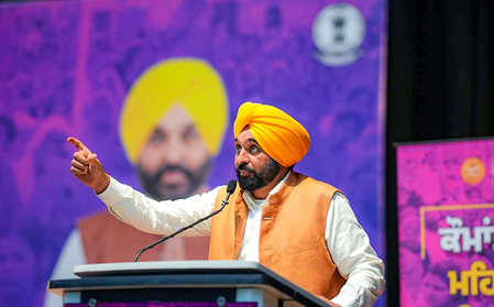 सीएम भगवंत मान का आरोप, केंद्रीय एजेंसियों का इस्तेमाल कर पंजाब चुनाव अभियान शुरू कर रही भाजपा