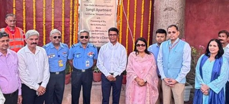 दिल्ली: एनडीएमसी के अध्यक्ष ने सांगली अपार्टमेंट्स को घोषित किया ‘अनुपम कॉलोनी’