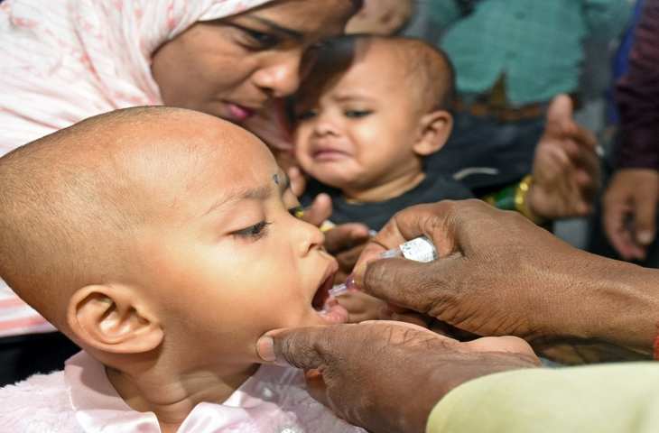 मप्र के 16 जिलों में 37 लाख बच्चों को दी जाएगी पोलियो खुराक