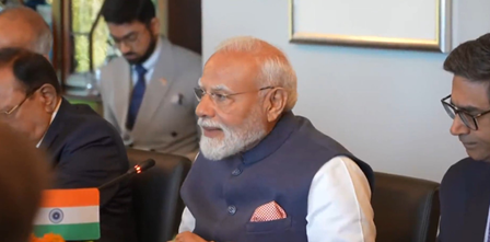 ऑकलैंड में पीएम मोदी बोले- 'भारत और न्यूजीलैंड हैं नैचुरल पार्टनर, यह यात्रा रिश्तों को देगी नई गति'
