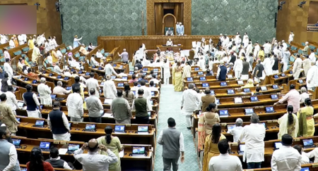 मानसून सत्र के पहले सप्ताह संसद में नहीं हो सका प्रश्नकाल
