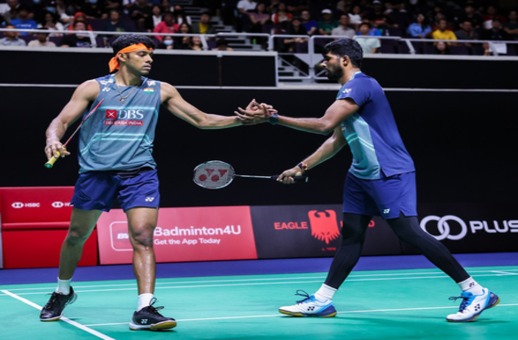 इंडोनेशिया ओपन में सात्विक-चिराग का सफर समाप्त, कंधे की चोट के कारण पहले ही राउंड से हटे सात्विक
