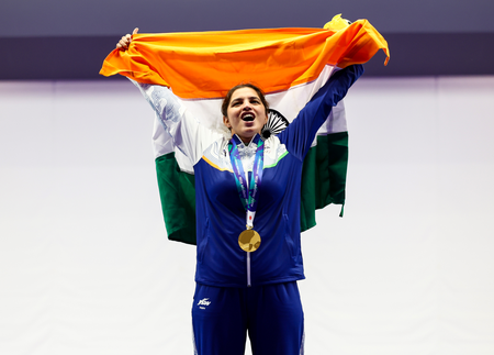 एशियन गेम्स: एनआरएआई प्रेसिडेंट और सचिव ने नीरू ढांडा को ऐतिहासिक सफलता पर बधाई दी