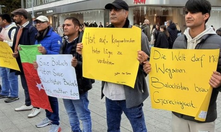 बलूचिस्तान में जबरन गायब करने और हत्याओं के खिलाफ जर्मनी में प्रदर्शन, अंतरराष्ट्रीय जांच की मांग