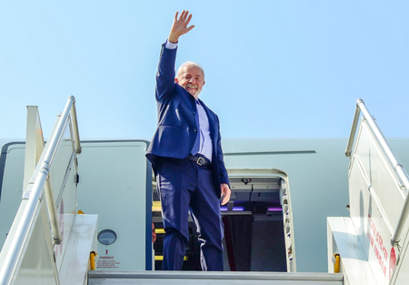 पांच दिवसीय भारत दौरे के बाद ब्राजील के लिए रवाना हुए राष्ट्रपति लूला