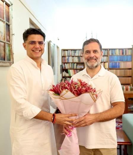 पंजाब में जिम्मेदारी मिलने के बाद सचिन पायलट ने राहुल और प्रियंका से मुलाकात की