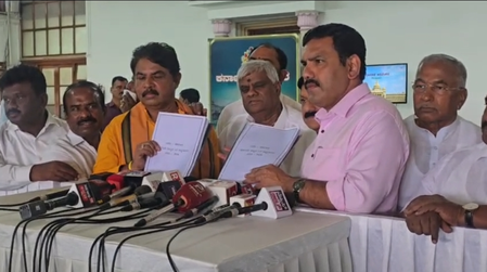 नागेंद्र को मंत्रिमंडल से हटाने की मांग पर भाजपा-जेडीएस का हल्लाबोल, विधानसभा सत्र में संयुक्त आंदोलन का ऐलान