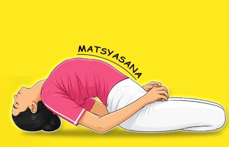 आंखों में खिंचाव और कम होता शरीर का संतुलन-लचीलापन, मत्स्यासन से दूर होगी समस्या