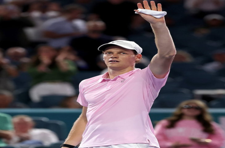 मियामी ओपन जीतकर लाइव रैंकिंग में अल्काराज के करीब पहुंचे सिनर