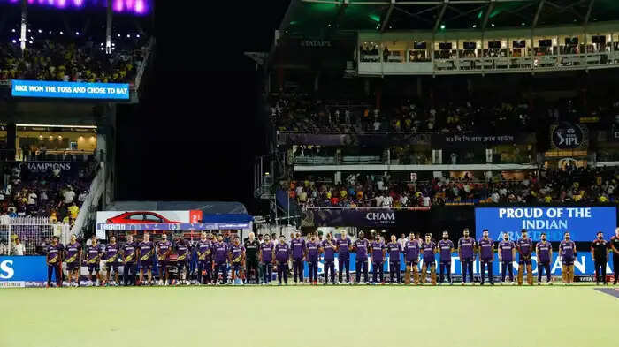 KKR vs CSK Highlights: ऑपरेशन सिंदूर पर BCCI ने दिया सेना को खास सम्मान, राष्ट्रगान के बाद भारत माता की जय के नारे से गूंजा ईडन गार्डन्स