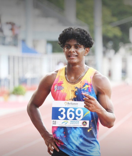 नेशनल यूथ एथलेटिक्स चैंपियनशिप: नील समराज ने 100 मीटर दौड़ में यूथ नेशनल और मीट रिकॉर्ड बनाया