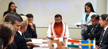 हरियाणा ने स्वीडिश कंपनियों के साथ 4,000 करोड़ रुपए के आशय पत्रों पर हस्ताक्षर किए