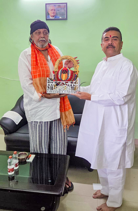 पश्चिम बंगाल सरकार के सांस्कृतिक सलाहकार बनेंगे मिथुन चक्रवर्ती, सीएम सुवेंदु अधिकारी ने किया ऐलान