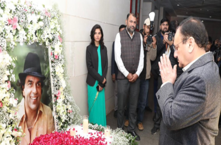 दिल्ली में धर्मेंद्र देओल के लिए प्रार्थना सभा, जेपी नड्डा और अरुण गोविल हुए शामिल