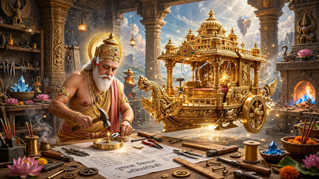 विश्वकर्मा जयंती 2026: स्वर्ग लोक, लंका नगरी और इंद्रप्रस्थ का भगवान विश्वकर्मा ने किया था निर्माण, पुष्पक विमान भी शिल्पकारी का प्रतीक