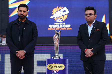 टूर्नामेंट के एंबेसडर और स्थानीय हीरो रोहित शर्मा का वानखेड़े में होना अच्छा था: जय शाह