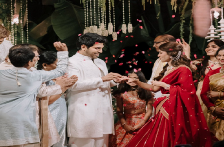 अल्लू अर्जुन ने अपने छोटे भाई अल्लू सिरीश को दी सगाई की बधाई