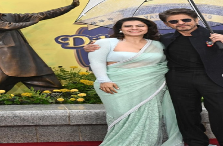 लंदन के लीसेस्टर स्क्वायर पर राज-सिमरन का स्टैच्यू बनने से खुश हैं शाहरूख खान, कहा- कभी नहीं सोचा था