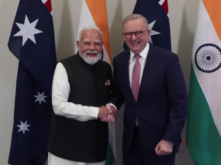 पीएम मोदी भारत-ऑस्ट्रेलिया सीईओ फोरम में हुए शामिल, ऑस्ट्रेलियाई समकक्ष अल्बनीज से की मुलाकात