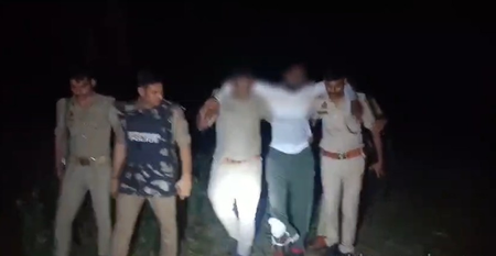 फर्रुखाबाद: चेकिंग के दौरान पुलिस की गैंगस्टर से मुठभेड़, आरोपी के दाहिने पैर में लगी गोली