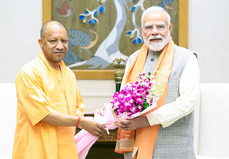 नई दिल्ली में पीएम मोदी से मिले सीएम योगी, भाजपा अध्यक्ष नितिन नवीन से भी की मुलाकात