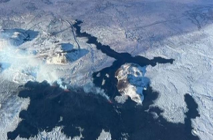 आइसलैंड में ज्वालामुखी विस्फोट से गर्म पानी की आपूर्ति बाधित