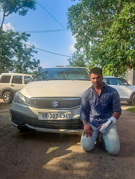 गुरुग्राम हिट-एंड-रन मामला: दोनों आरोपियों को 14 दिन की न्यायिक हिरासत में भेजा गया