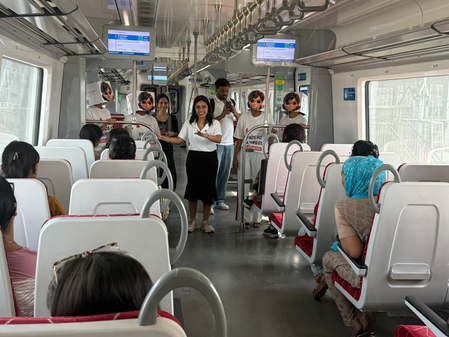 एनसीआरटीसी ने नमो भारत स्टेशनों पर चलाया मासिक धर्म स्वच्छता जागरूकता अभियान