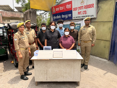 फर्जी कॉल सेंटर का भंडाफोड़, कम ब्याज पर लोन दिलाने के नाम पर करोड़ों की साइबर ठगी करने वाले पांच आरोपी गिरफ्तार