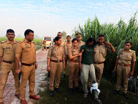 सीतापुर में 6 साल की मासूम से दुष्कर्म करने वाला आरोपी मुठभेड़ में गिरफ्तार, 12 घंटे में पुलिस ने दबोचा