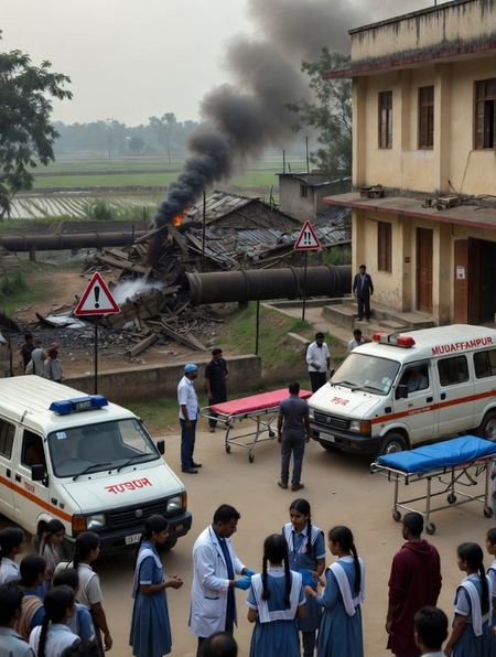 बिहार: मुजफ्फरपुर में गैस पाइपलाइन लीक होने से 7 स्कूली छात्राएं बेहोश