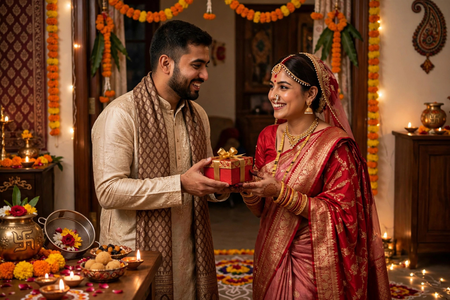 करवाचौथ पर पत्नी को देना है प्यारा-सा तोहफा? कम बजट में ये 7 गिफ्ट जीत लेंगे दिल