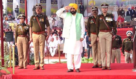 पंजाब पुलिस में 2,577 नए जवान शामिल, जालंधर पीएपी परेड में सीएम भगवंत मान ने ली सलामी और दी बधाई
