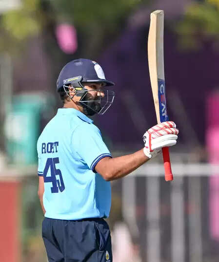 विजय हजारे ट्रॉफी: रोहित शर्मा ने लगाया लिस्ट-ए करियर का सबसे तेज शतक, मुंबई की 8 विकेट से जीत